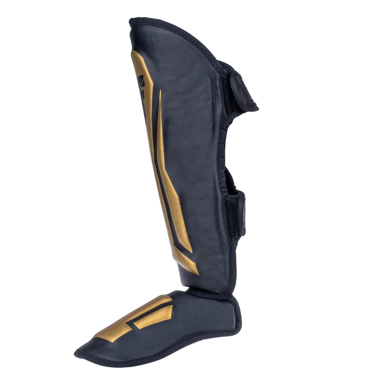 Fighter Thai Ergo Schienbeinschoner – schwarz/gold, FSG-004-TRP-0212