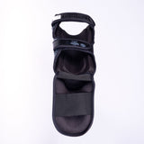 Fighter Schienbeinschoner Thai Ergo – schwarz/grau/rot, FSG-004ND1