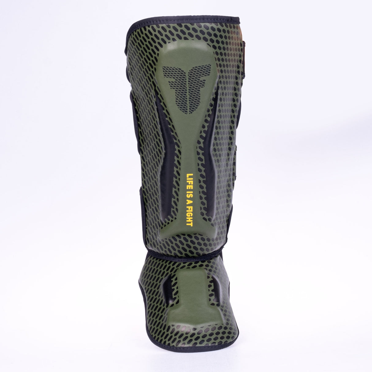 Fighter Schienbeinschoner Thai Ergo – khaki/schwarz, FSG-004ND2