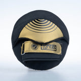 Fighter Round Shield Pro Small – schwarz/gold, FSMPR-001-BG