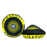Fighter Round Shield Pro Small – schwarz/neon, FSMPR-001-NB