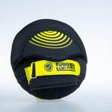 Fighter Round Shield Pro Small – schwarz/neon, FSMPR-001-NB