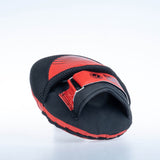 Fighter Round Shield Pro Small – schwarz/rot, FSMPR-001-RB