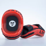 Fighter Oval Shield Pro Small – schwarz/rot, FSMPR-002-RB