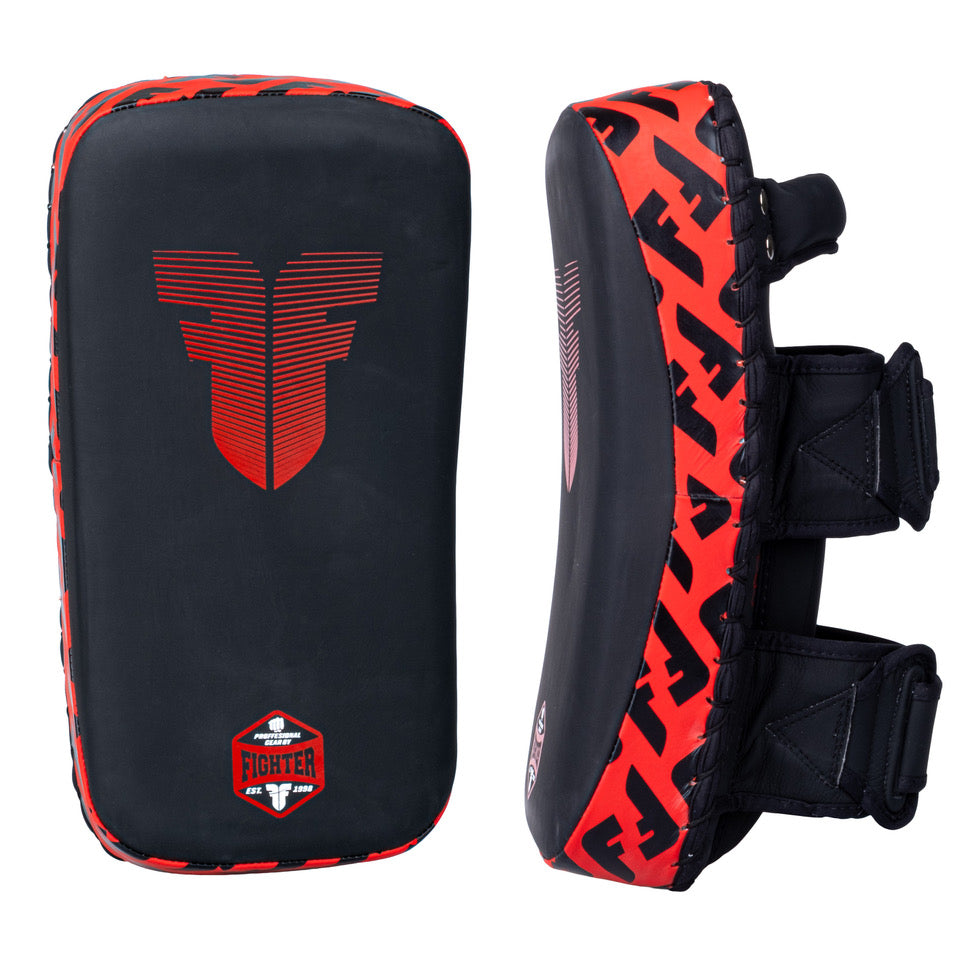 Fighter Thai Pratzen – Schwarz/Rot, FTP-001-03F