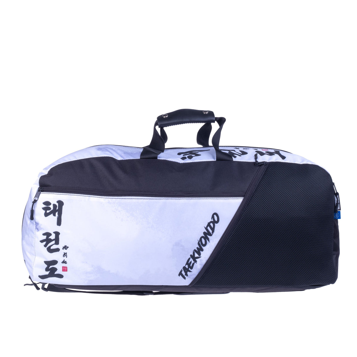 Fighter Sporttasche/Rucksack – Taekwon Do – weiß/grau, FTS-12-TD-PL