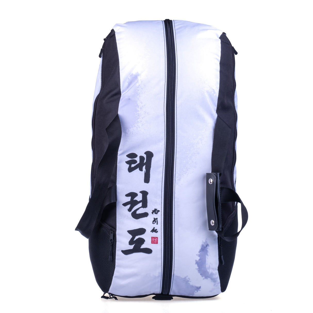 Fighter Sporttasche/Rucksack – Taekwon Do – weiß/grau, FTS-12-TD-PL