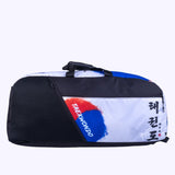 Fighter Sporttasche/Rucksack – Taekwon Do Taegeuk – weiß/Logo, FTS-12-TD-TG