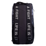 Fighter Sporttasche – schwarzes Logo, FTS-15-FLG-BK