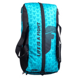 Fighter Sporttasche – blaues Logo, FTS-15-FLG-BL