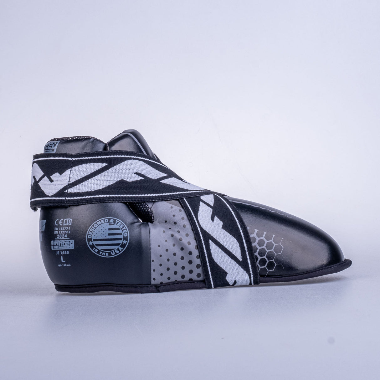 Fighter Fußschützer – grau/schwarz, JE1455-HXGR-0209