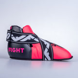 Fighter-Fußschützer – schwarz/rosa, JE1455-WRD-0207