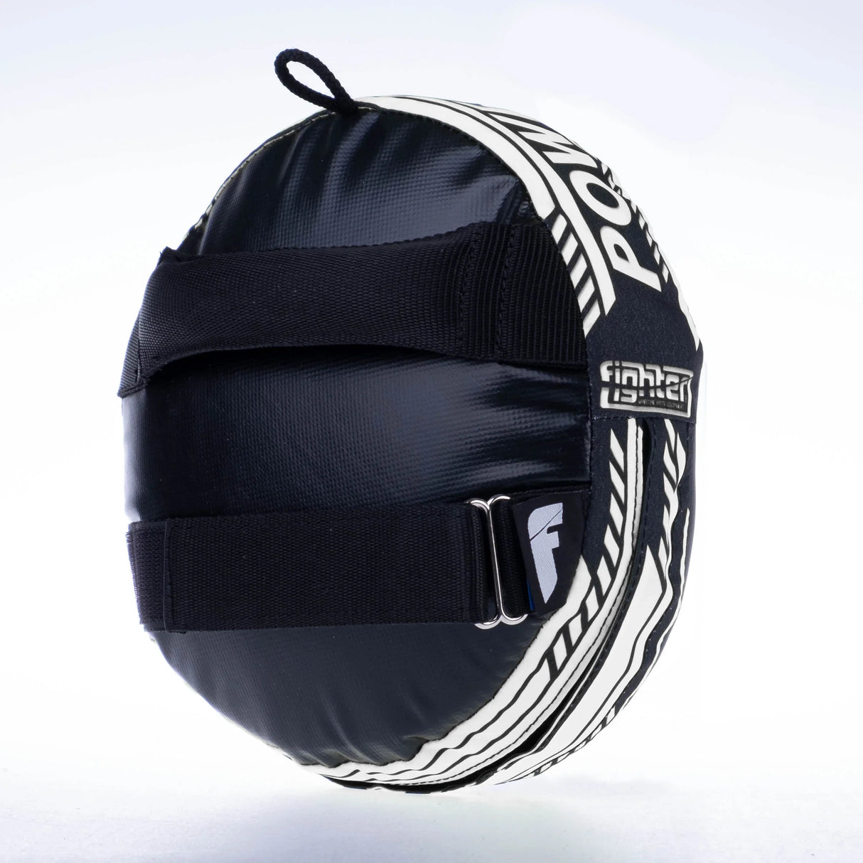 Fighter Round Shield Power Series – schwarz/weiß
