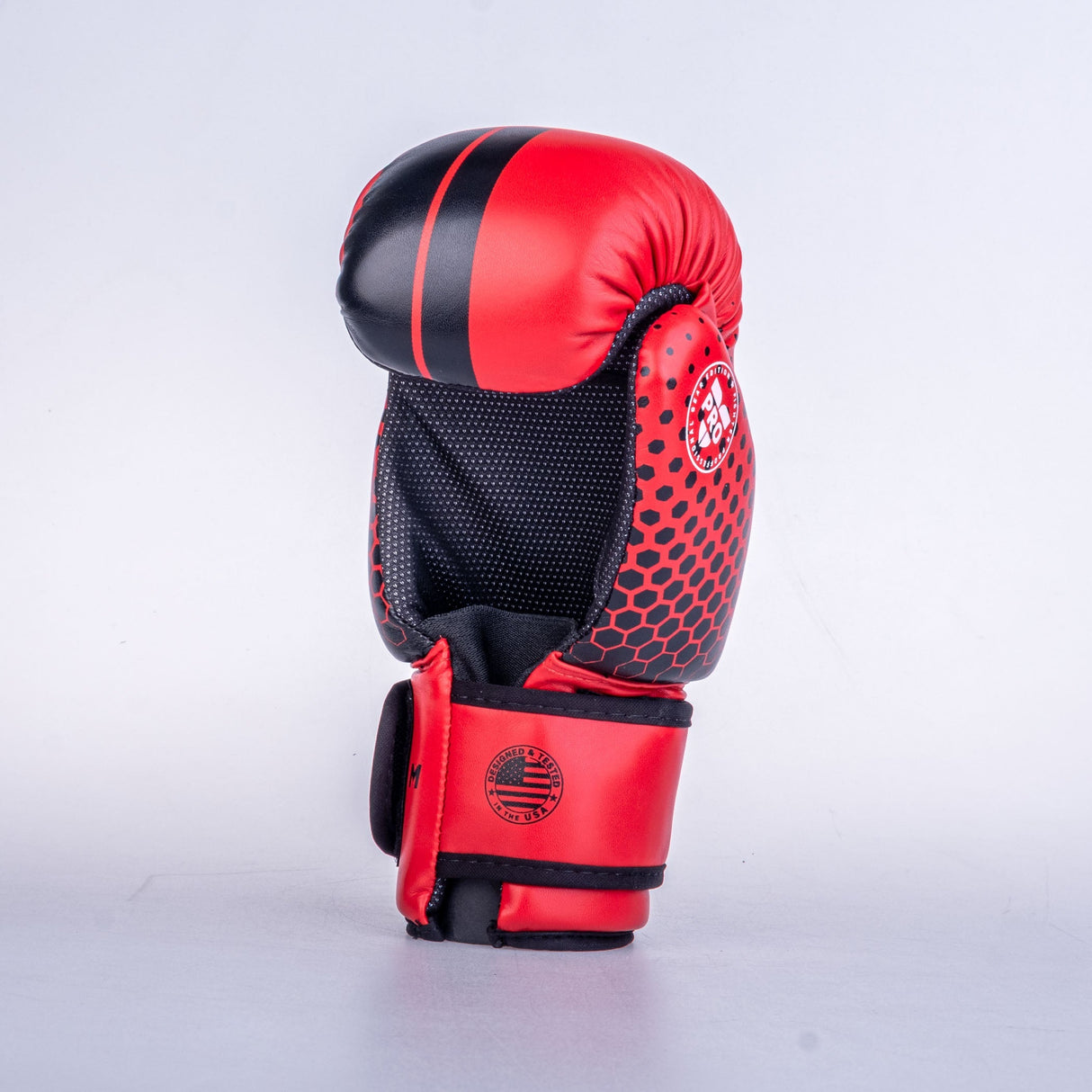 Fighter Open-Hand-Handschuhe – rot/schwarz, OHF-HXGR-0203