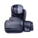 Fighter Open-Hand-Handschuhe – grau/schwarz, OHF-HXGR-0209
