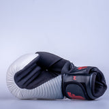 Fighter-Handschuhe mit offener Hand – weiß/schwarz, OHF-PRO-0102
