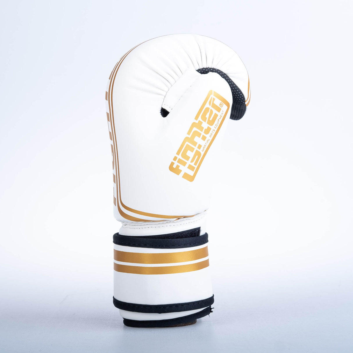 Fighter Open Gloves Stripe – SGP Edition – weiß/gold