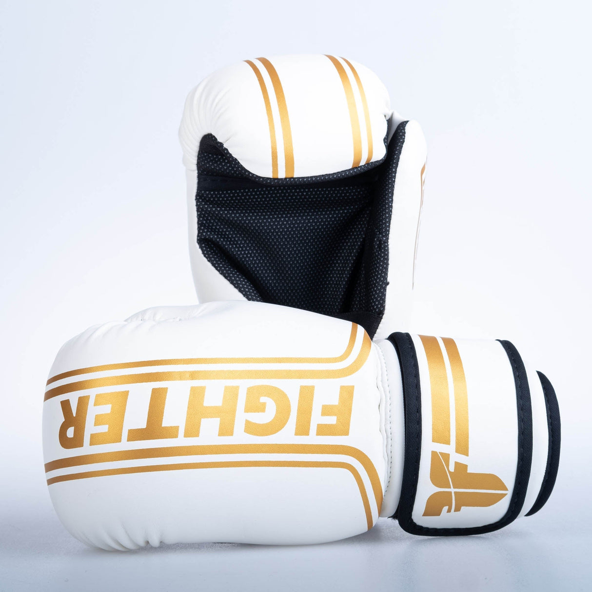 Fighter Open Gloves Stripe – SGP Edition – weiß/gold