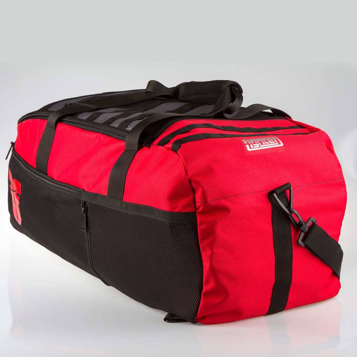 Fighter Sporttasche LINE XL – rot/grau/schwarz, FTBP-01