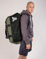 Fighter Sporttasche LINE XL – armeegrün/grau/schwarz, FTBP-03