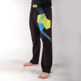 Fighter Pants – FIGHT – schwarz/blau/grün, FF-P003BBY