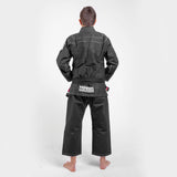 Fighter BJJ Kimono Rice Straw – schwarz, BJJBL-09