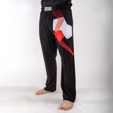 Fighter Pants – FIGHT – schwarz/rot, FF-P002BRW
