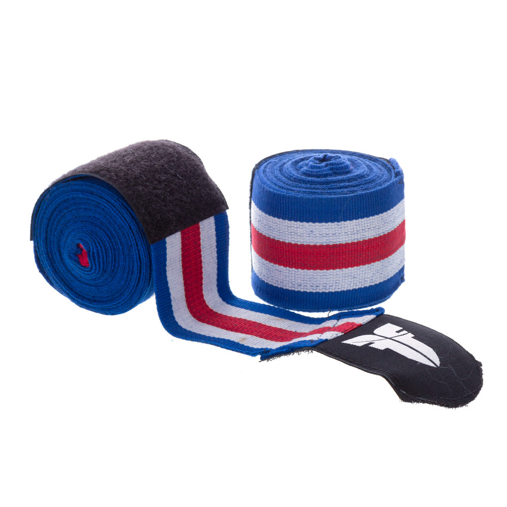 Fighter Handbandagen – blau/weiß/rot, BAND F TRI