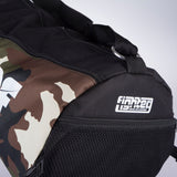 Fighter Roll-Sporttasche – schwarz/Camouflage, FSB-06