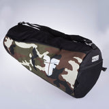 Fighter Roll-Sporttasche – schwarz/Camouflage, FSB-06