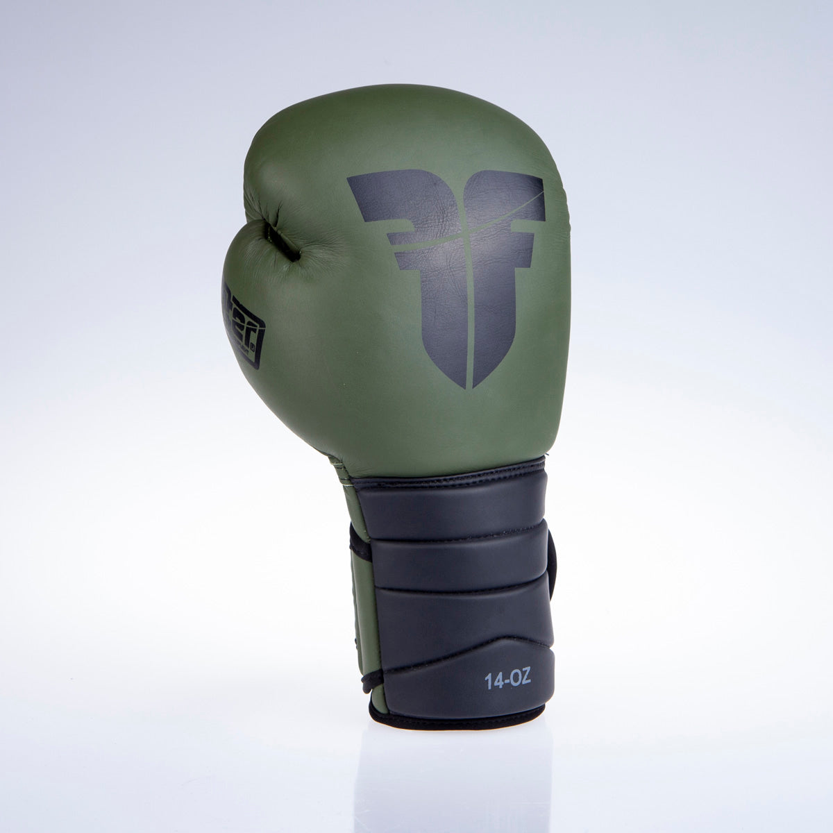 Fighter Boxhandschuhe Sparring – matt khaki/schwarz, FBG-002KB