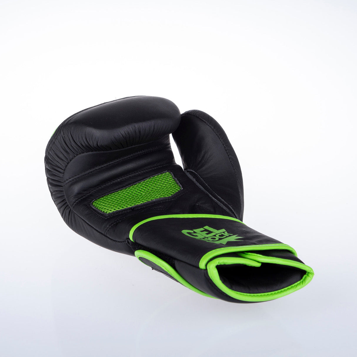 Fighter Bag Gloves Safety – schwarz/grün, FBG-005