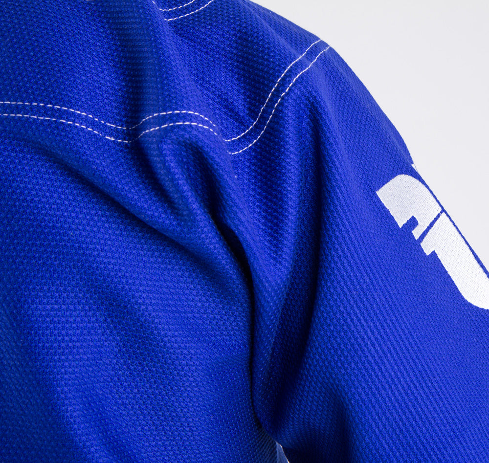 Fighter BJJ Kimono Reisstroh – blau, BJJBLU-07