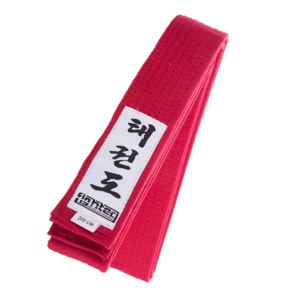 Fighter Taekwondo ITF Gürtel – rot, FTB-05