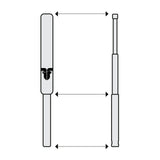 Fighter Training Baton – schwarz