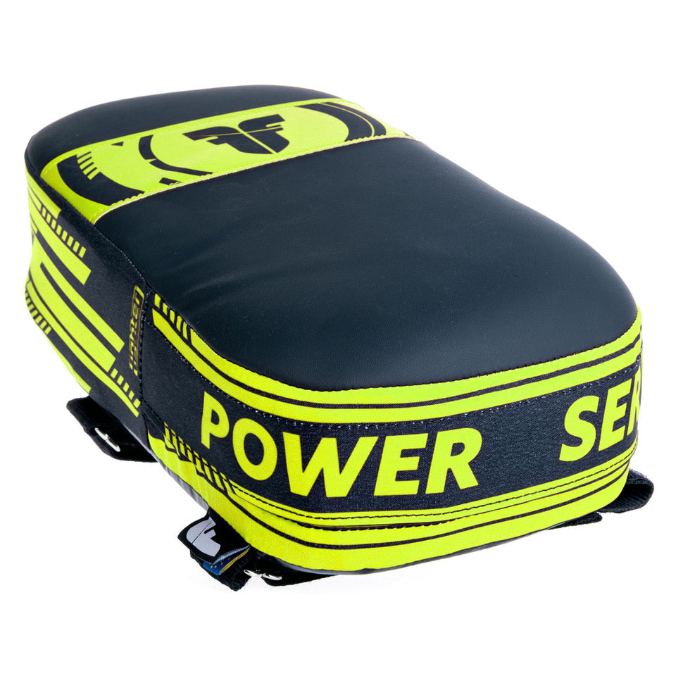 Fighter Shield Thai MAXI – Power-Serie – schwarz/neongelb