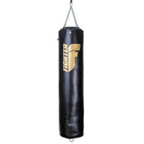 Fighter Boxsack Professional; 150 cm & 180 cm, Durchmesser 36 cm – schwarz/gold