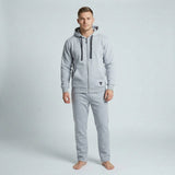 Fighter zip-up hoodie – Grau, F25HZ-09