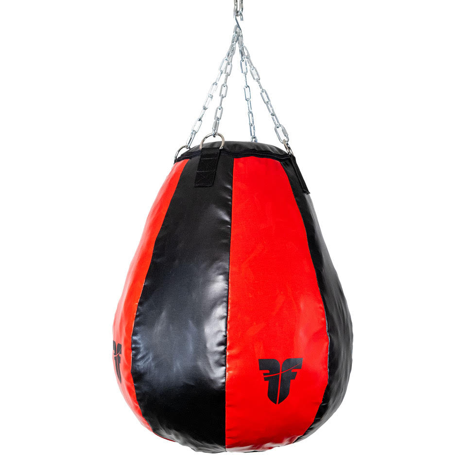 Der Fighter Professional Speed Bag – schwarz/rot