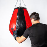 Der Fighter Professional Speed Bag – schwarz/rot