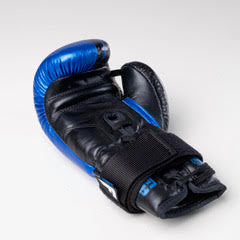 Klettband für Boxhandschuhschnürsenkel – schwarz, FVSLC-02