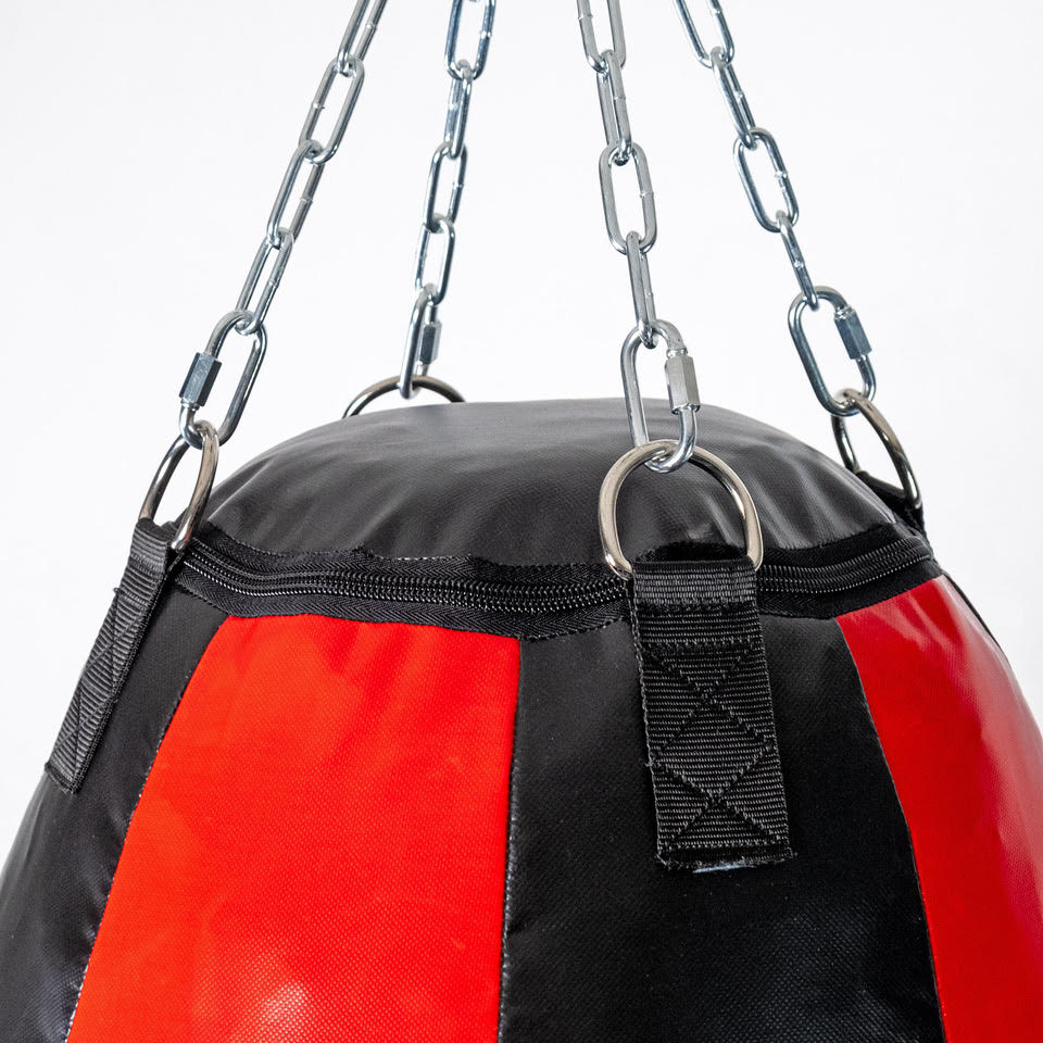 Der Fighter Professional Speed Bag – schwarz/rot