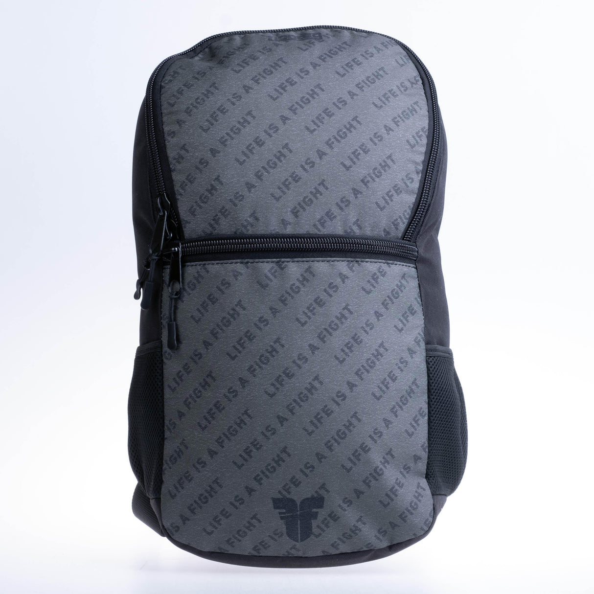 Fighter Rucksack Größe S – graues Logo