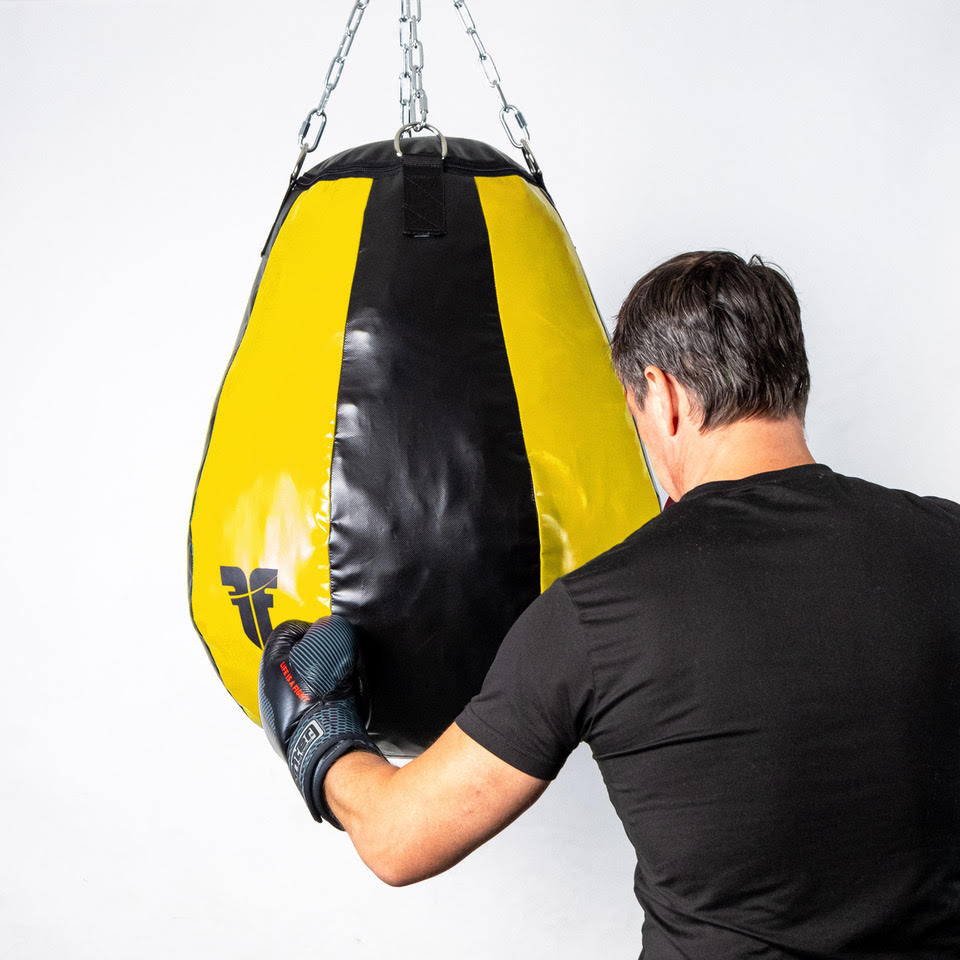 The Fighter Professional Speed Bag – schwarz/gelb