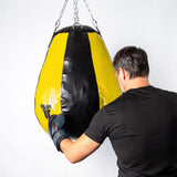 The Fighter Professional Speed Bag – schwarz/gelb